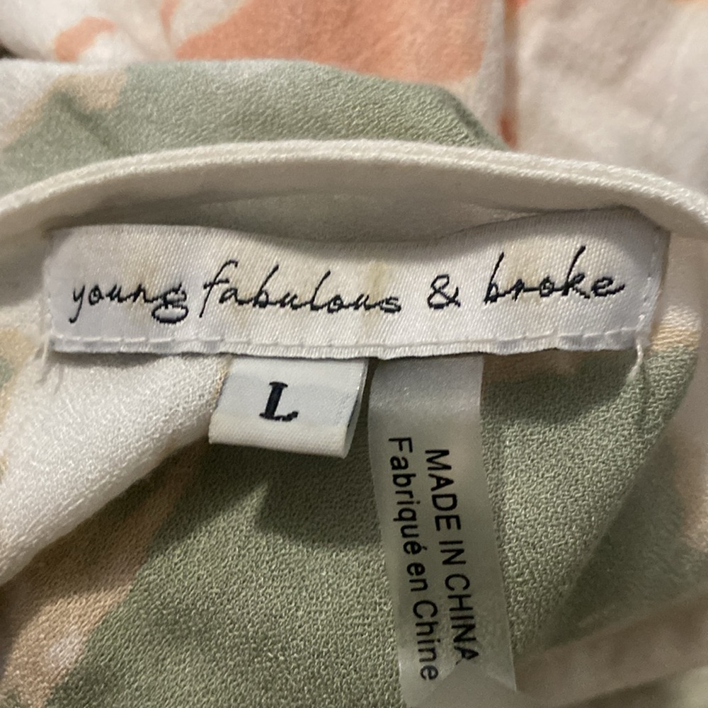 Young Fabulous & Broke L Jillian Faux Wrap Dress - Picture 3 of 13